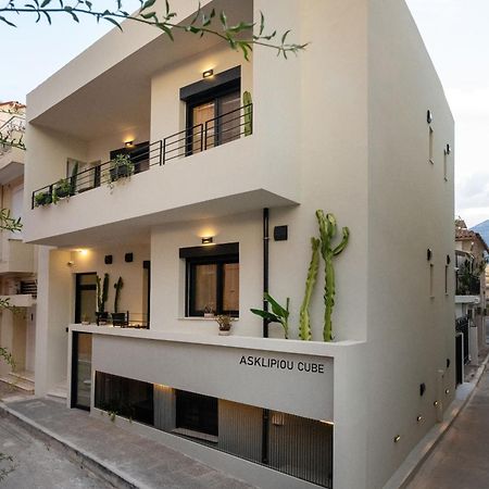 Asklipiou Cube - Kalamata Mediterranean Suites Eksteriør billede
